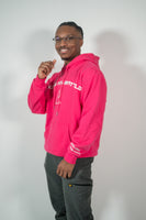 Tackle Any Battle Hoodies (Pink)